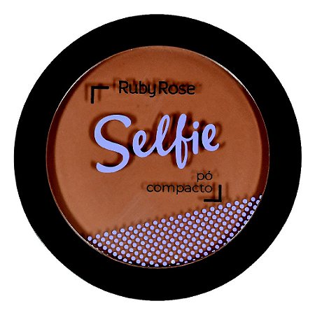 Pó Compacto Selfie Chocolate Escuro 17 Ruby Rose