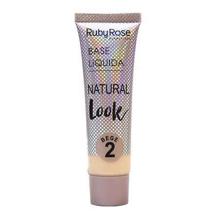 Base Líquida Natural Look Bege 2 Ruby Rose