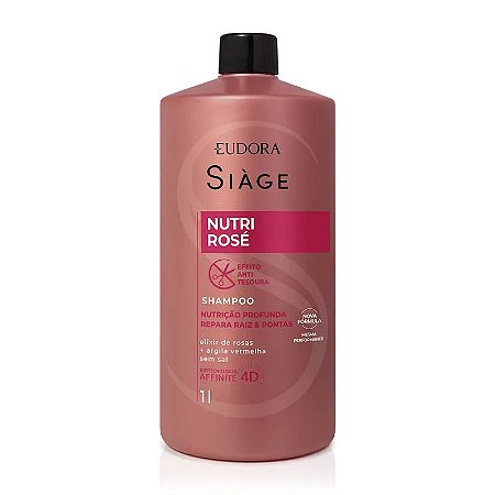 Shampoo Siàge Nutri Rosé 1 Litro