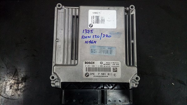 Módulo de Injeção -  BMW 120/ 318/ 320 - DME - 7581611 - 0 261 S04 114