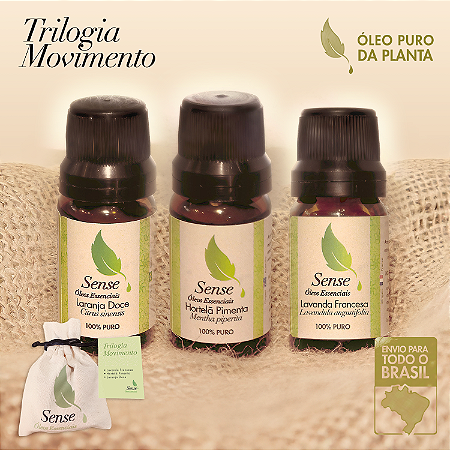 TRILOGIA de Óleos Essenciais – Movimento (30ml)