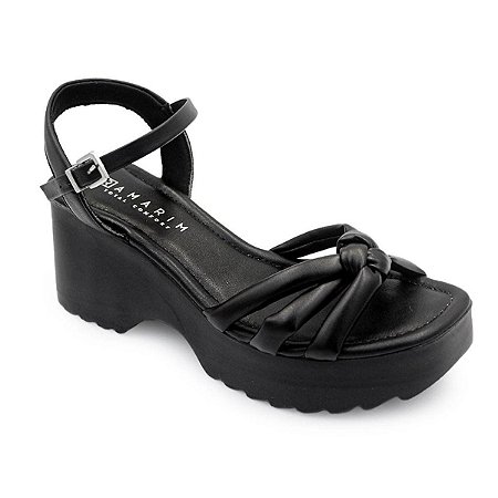 Sandália Ramarim Feminina Plataforma Total Confort - Rubiana Calçados