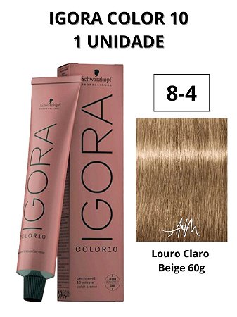 Coloração Igora Color 10 8-4 Louro Claro Beige 60g