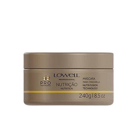 Máscara Capilar Lowell Pro Performance Nutrição 240g