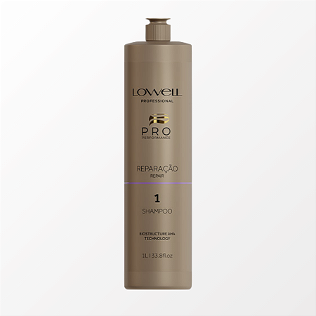 Shampoo Lowell Pro Performance Reparação 1 Litro
