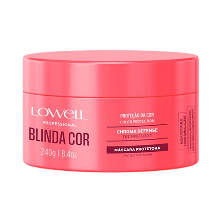 Máscara Capilar Lowell Protetora Blinda Cor 240g