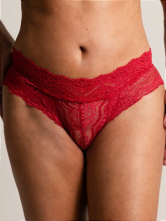 Calcinha Tanga renda Natalinny Lima
