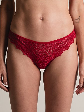 Calcinha Fio Dental Renda Paolla Ximena