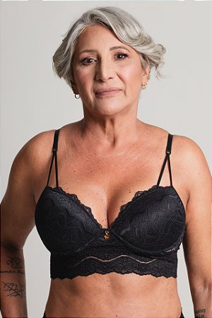 Sutiã Meia Taça renda Scarlett Celina