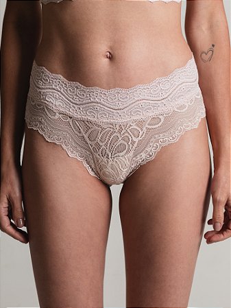 Calcinha Fio Dental Renda Nicole Adela