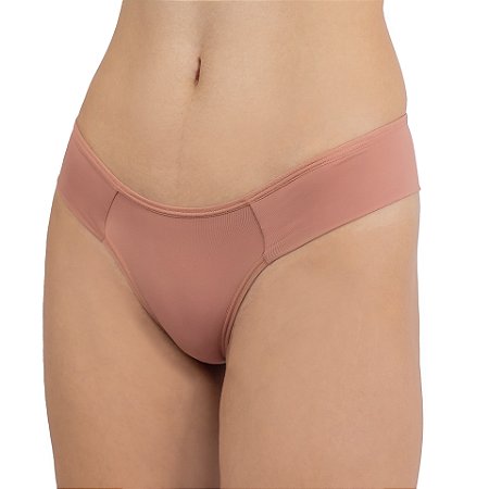 Kit 3 Calcinhas Fio Dental Maitê Flora (Base, Rosa e Rosa Nude)