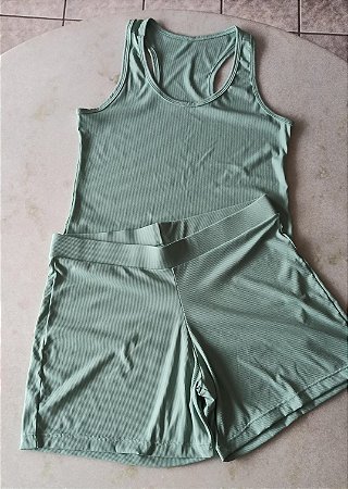 Pijama Homewear Camiseta Canelado Leandra Toby