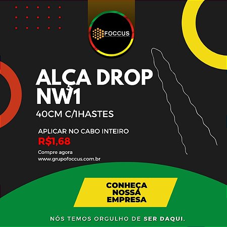 ALÇA PREF P/CABO DROP UNIVERSAL
