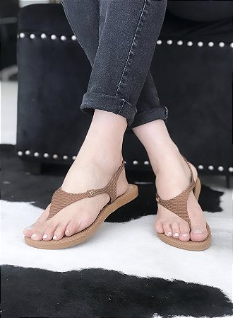 FLATFORM CRIZ BRONZE CARAMELO