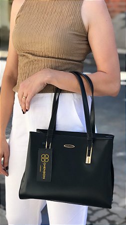 BOLSA FEMININA OMBRO CHENSON PRETO