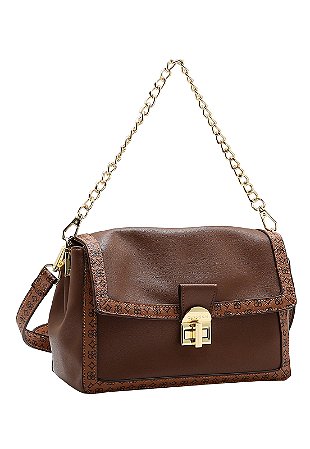 Bolsa Feminina Chenson Oficial Original da Marca Cor Café