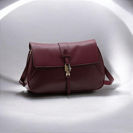 Bolsa Feminina Transversal Chenson Unic Chic Oficial Original da Marca Vinho