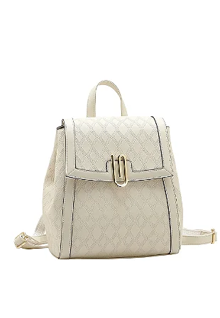 Mochila Feminina Chenson Casual Cor Off White