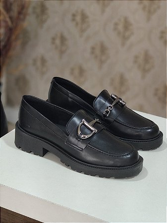 Mocassim Feminino Delicado Offline Cor Preto