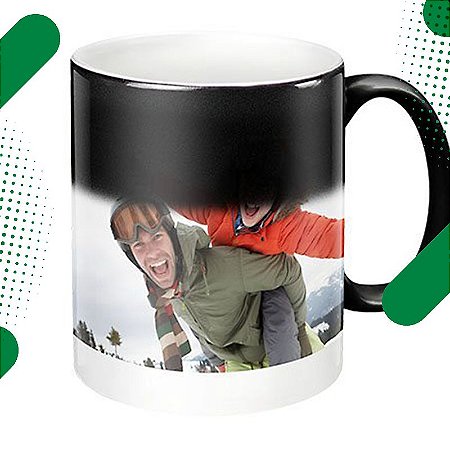 Caneca de Cerâmica Personalizada Mágica Termossensível 350 ml