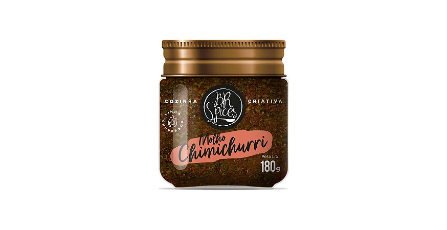 Molho Chimichurri Pote 180g - BR Spices Sem Glúten