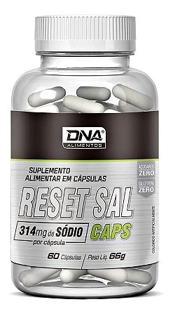 Reset Sal 314mg 60 cápsulas - DNA Alimentos