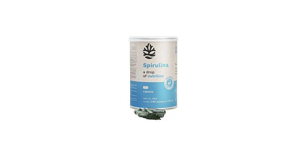 Spirulina 100% Natural 520mg 240 Cápsulas Ocean Drop