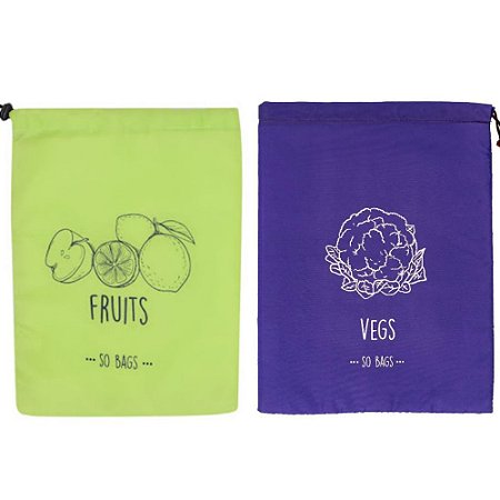 Saco para Conservar Frutas  e Vegetais So Bags