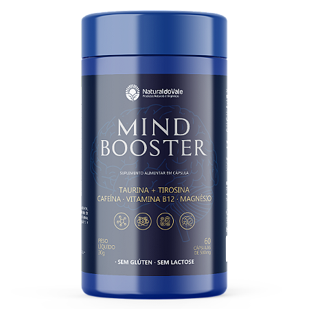 Mind Booster Nootrópico 60 Cáps Natural do Vale
