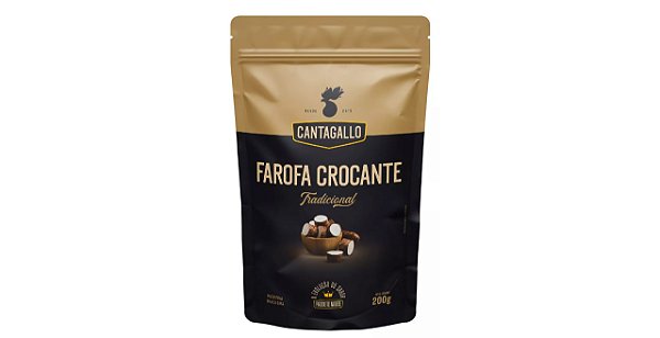 Farofa Tradicional Crocante 200g Cantagallo