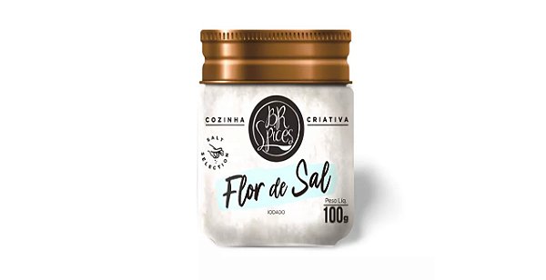 Flor de Sal Iodado Br Spices 100g