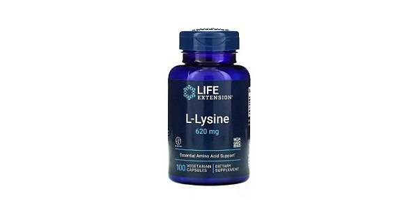 L Lisina 620mg 100cap Life Extension