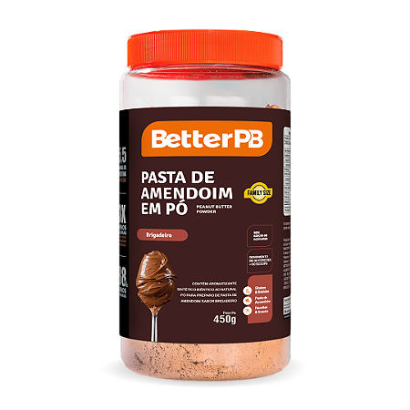 Pasta de Amendoim em Pó 450g BetterPB Brigadeiro