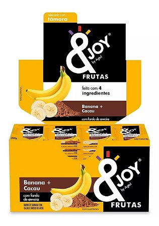 Barra &Joy Fruta Banana + Cacau 12x25g