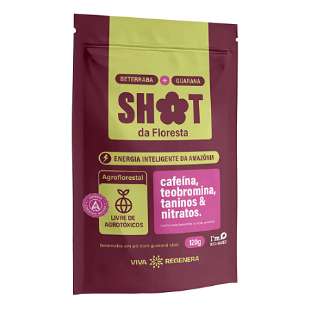 Beterraba e Guaraná Cipó Shot da Floresta 120g Viva Regenera
