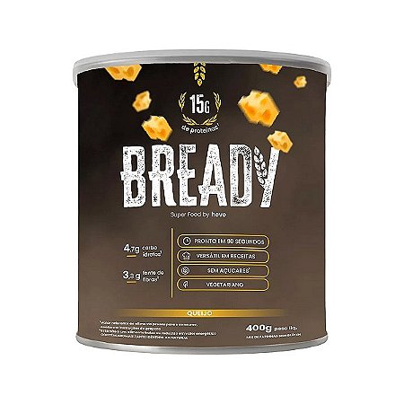Pão Proteíco Sem glúten sabor queijo 400g Bready