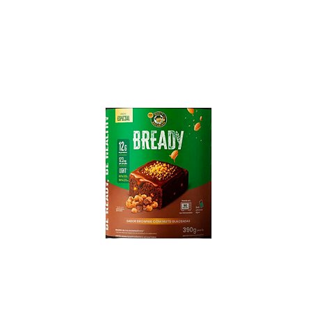Bready sabor Brownie com Nuts Glaceadas 390g Proteico