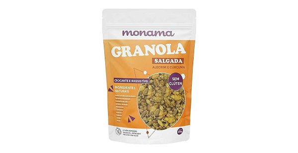 Granola Salgada Alecrim e Cúrcuma 200g - Monama