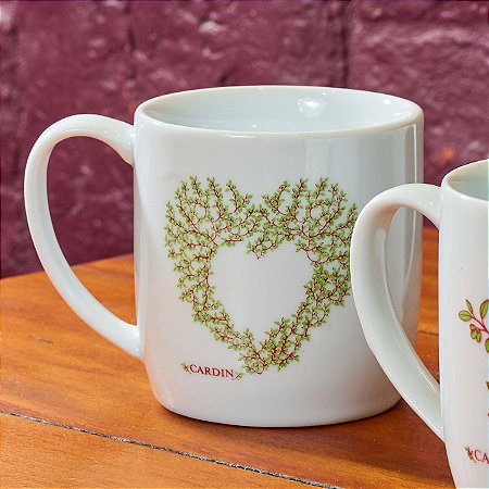 Caneca Porcelana - Coração Cardin