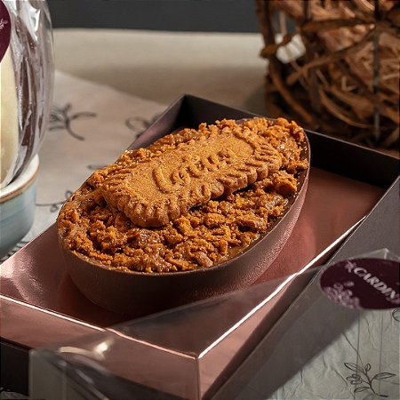 Ovo de Páscoa de Colher Lotus e Caramelo Salgado