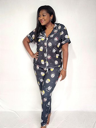 Pijama de Inverno Backstreet Boys - preto