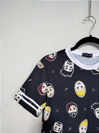 Camiseta Backstreet Boys faces Preta