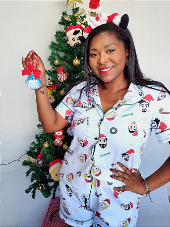 Pijama Branco de Natal dos Backstreet boys