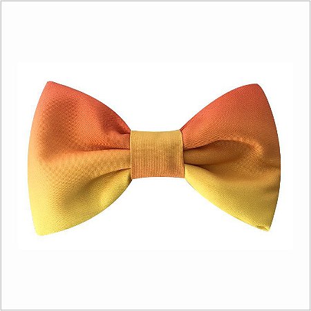 Gravata Borboleta Degradê Laranja