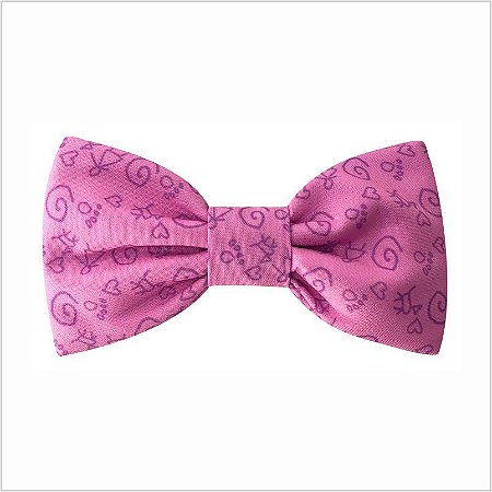 Gravata Borboleta Kids Arts Rosa