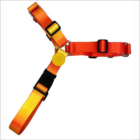 Peitoral Antipuxão Degradê Laranja