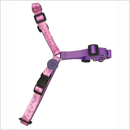 Peitoral Antipuxão Kids Arts Rosa