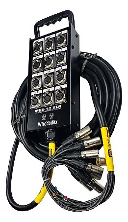 Multicabo Medusa 12 vias XLR Linha Premium Strong Cable