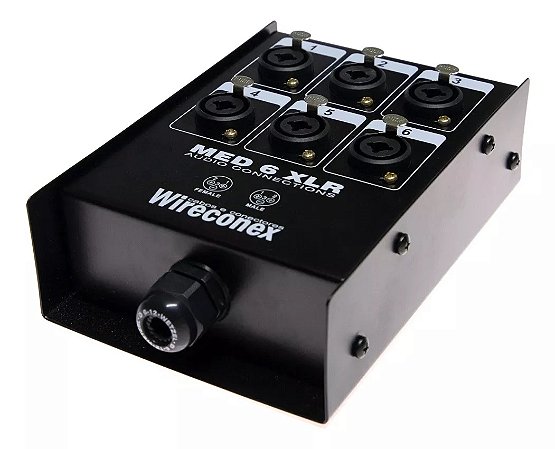 Multicabo 6 vias 10 Metros  COMBO/XLR
