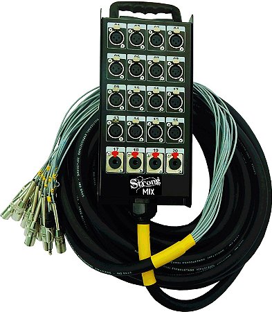 Multicabo 20 vias XLR/P10